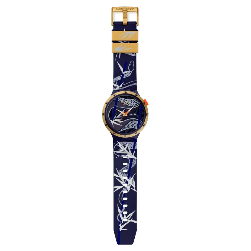 Blue and Golden Lithe Dancer Blue and Golden Lithe Dancer