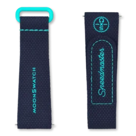 Moonswatch Dark Blue/Turquoise Rubber Moonswatch Dark Blue/Turquoise Rubber