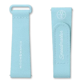 Moonswatch Light Blue/White Rubber Moonswatch Light Blue/White Rubber