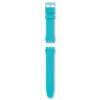 New Gent Blue Turquoise Silicone Strap
